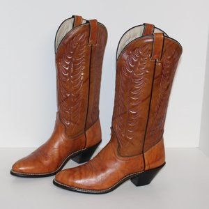 New Gorgeous Laredo Cowboy Boots Size 8 Brown